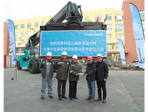 成功交付！科尼正面吊助力中遠(yuǎn)海運(yùn)遠(yuǎn)洋場(chǎng)站